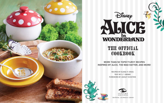 Alice in Wonderland: The Official Cookbook - SALE! - Spiral Circle