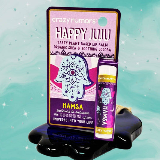 All Natural, Vegan Happy Juju - Hamsa Lip Balm Gift Box - Spiral Circle