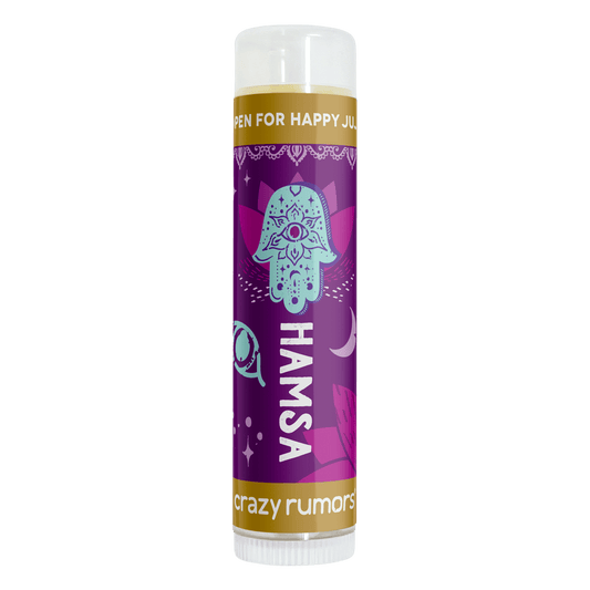 All Natural, Vegan Happy Juju - Hamsa Lip Balm Gift Box - Spiral Circle