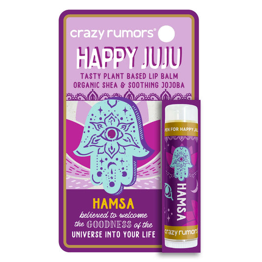 All Natural, Vegan Happy Juju - Hamsa Lip Balm Gift Box - Spiral Circle