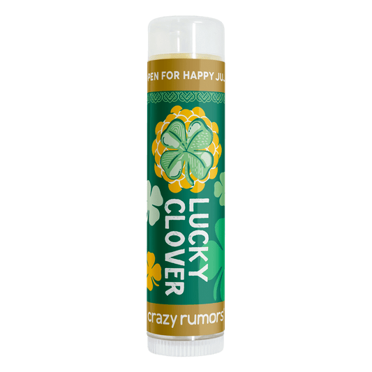 All Natural, Vegan Happy Juju - Lucky Clover Lip Balm Gift Box - Spiral Circle