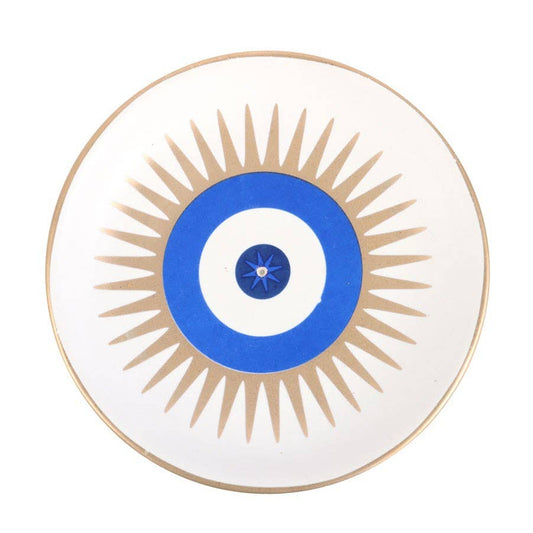 All Seeing Eye Ceramic Incense Holder - Spiral Circle