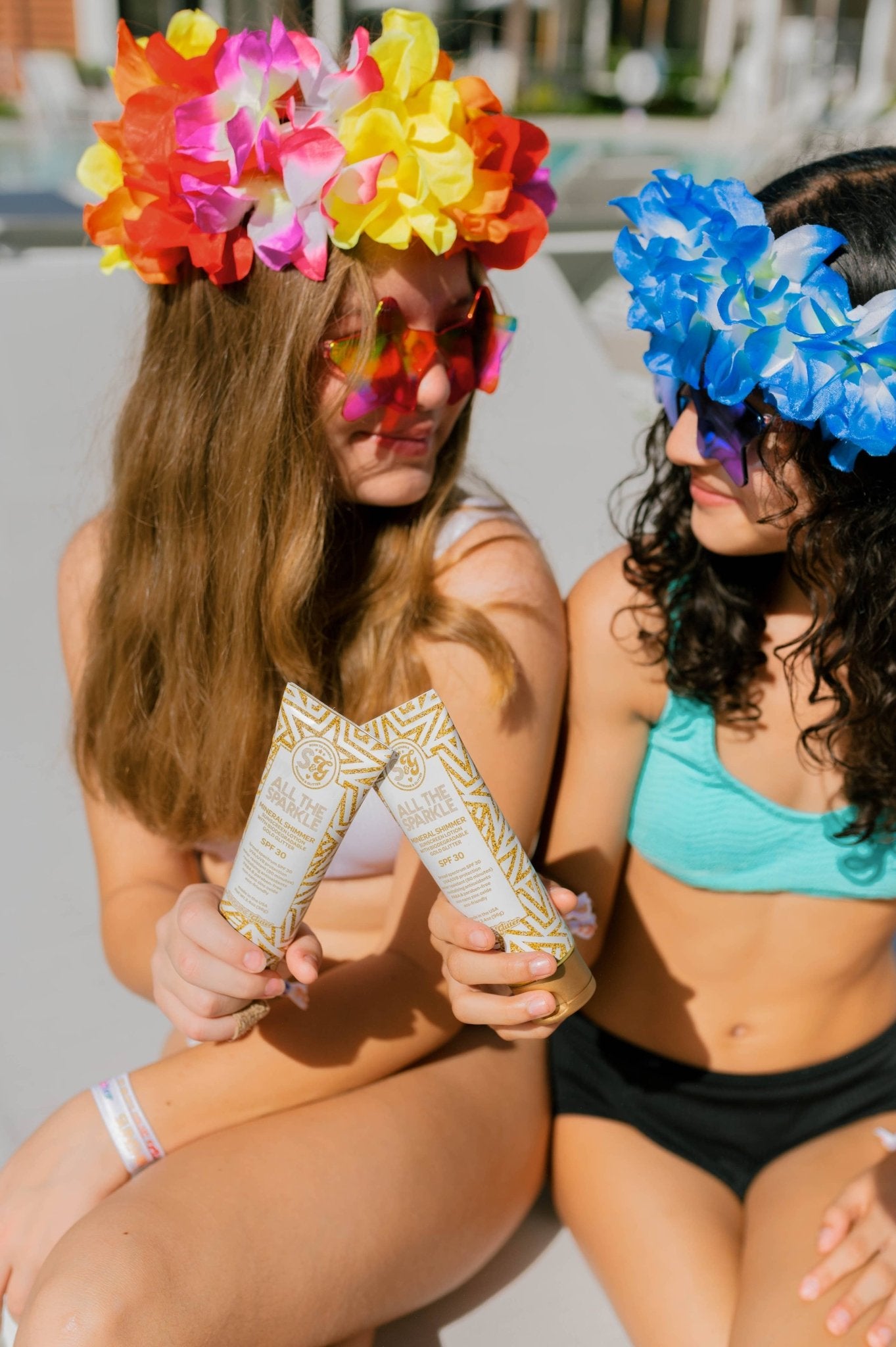 All the Sparkle Mineral Shimmer Sunscreen SPF 30 - Spiral Circle