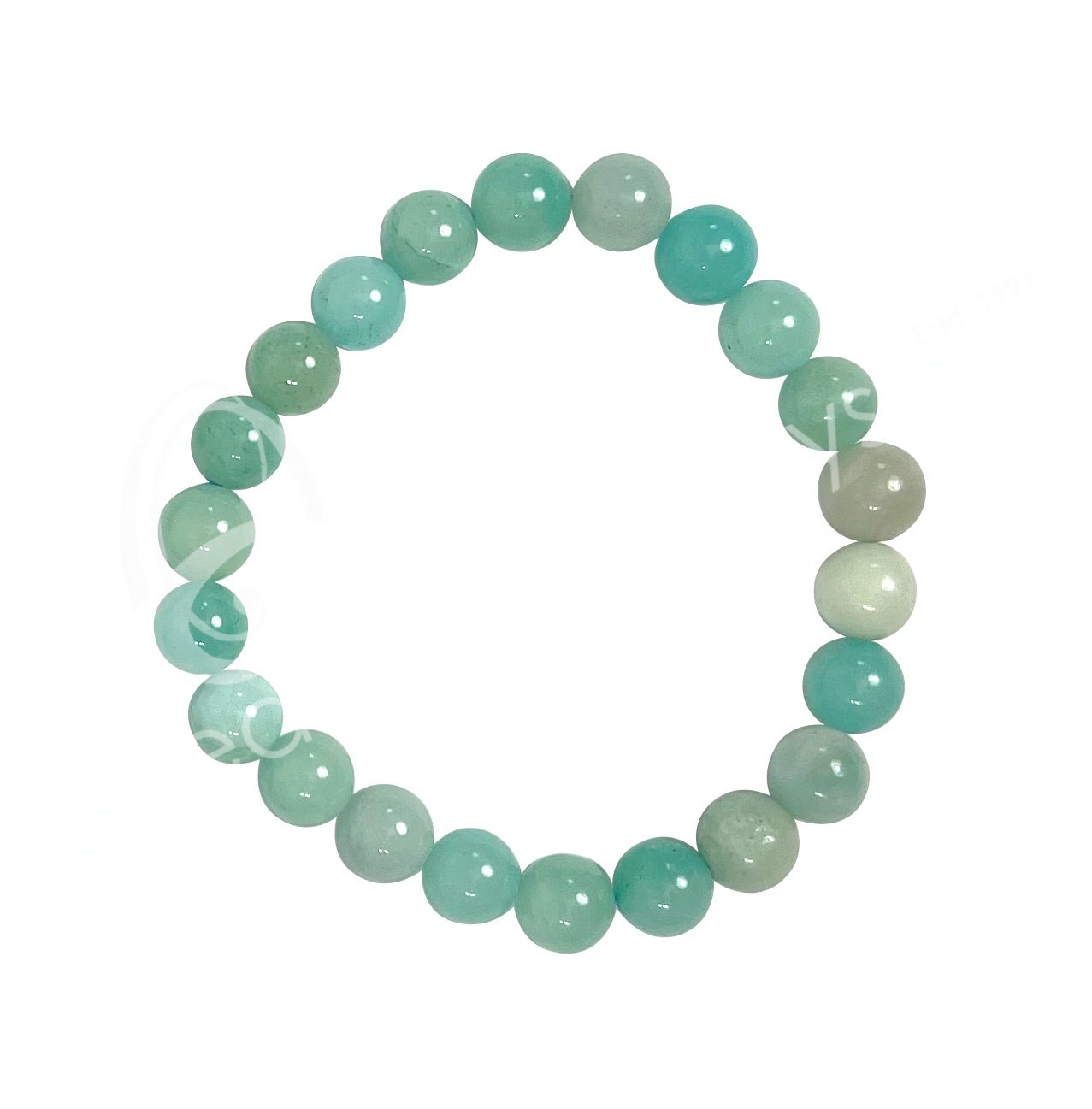 Amazonite Bracelet | New Energy | 8mm - Spiral Circle