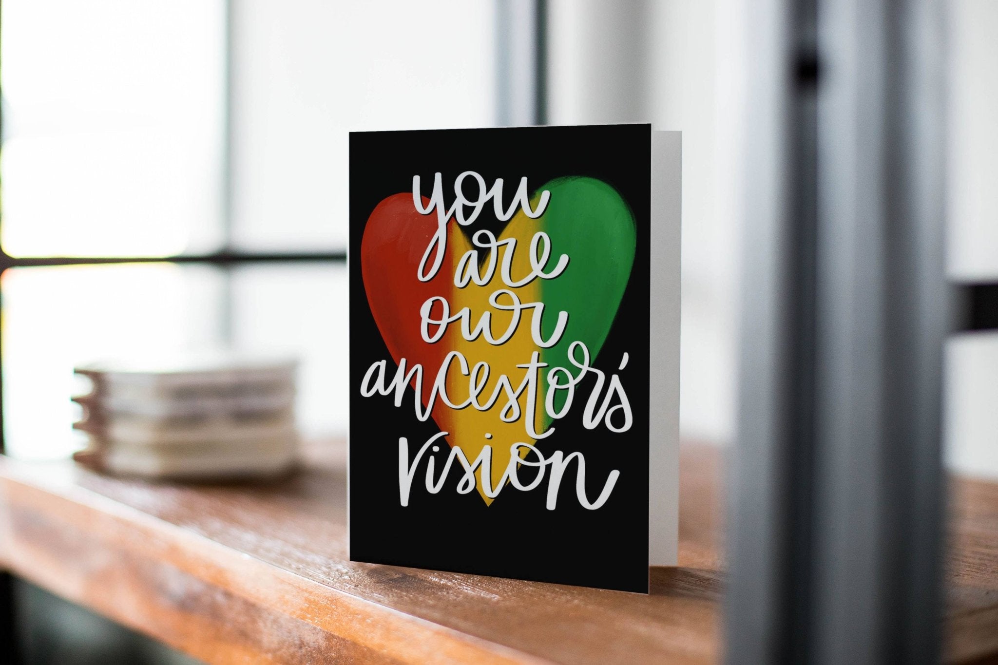 Ancestors' Vision Card - Spiral Circle