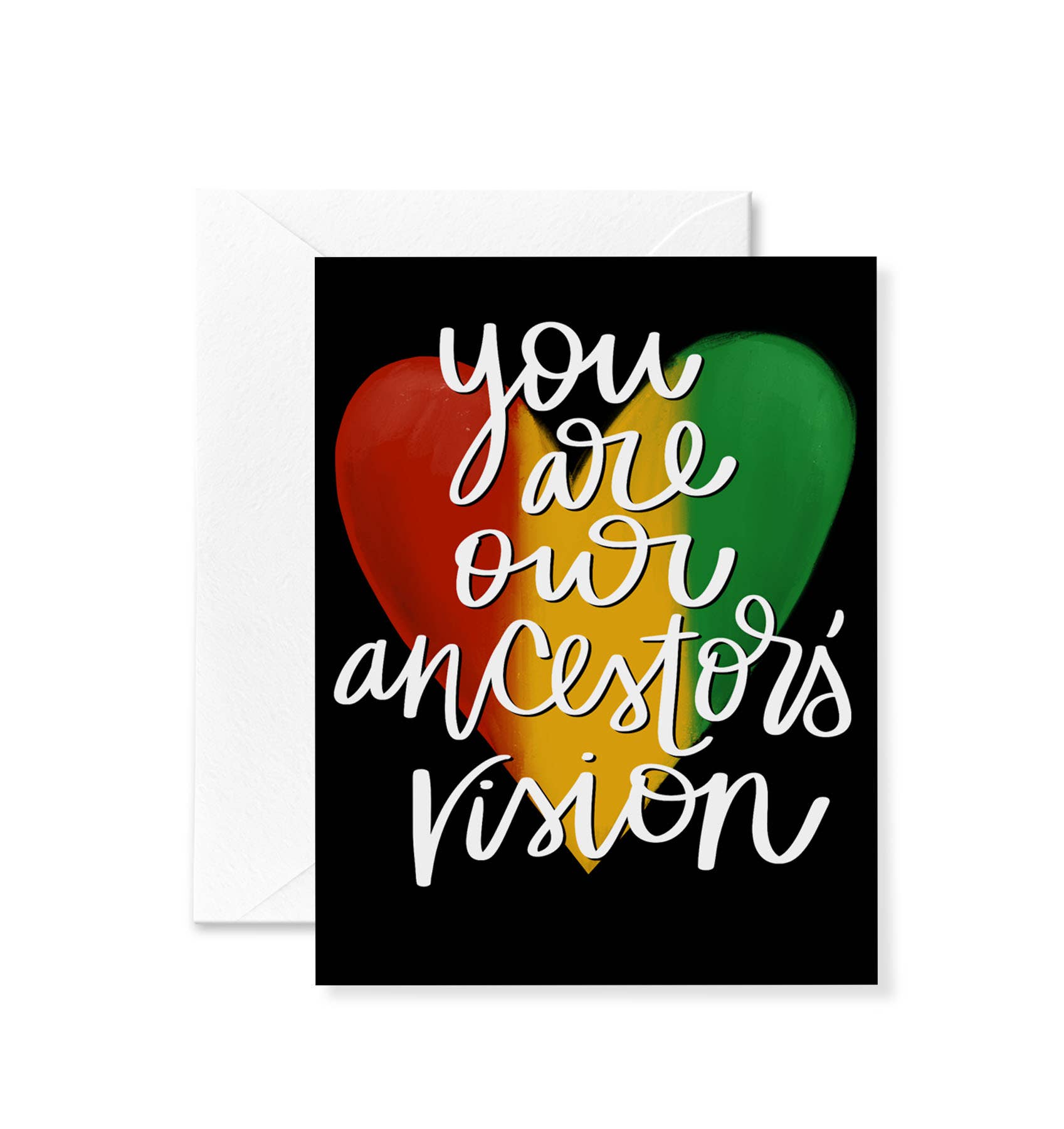 Ancestors' Vision Card - Spiral Circle