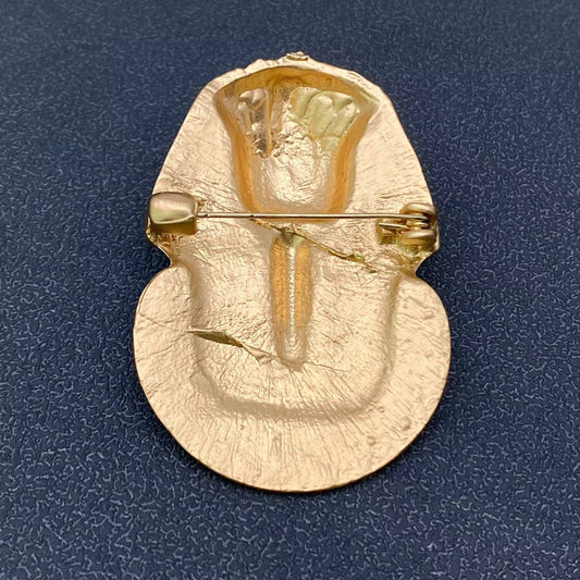 Ancient Egyptian Enamel Sphinx Brooch - Spiral Circle