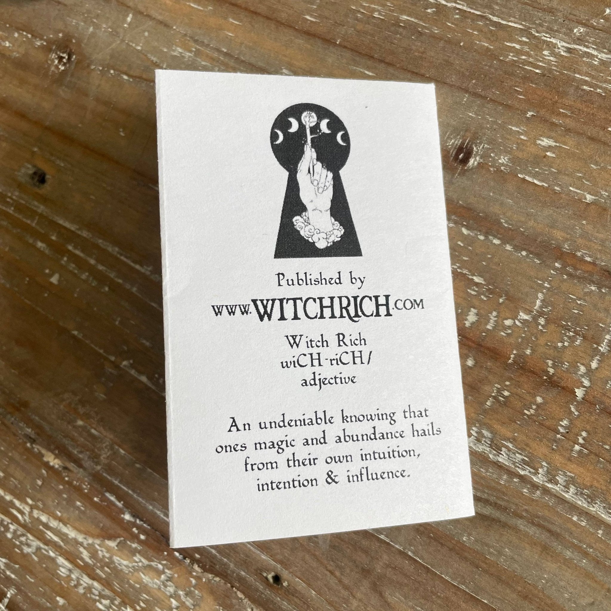 Angel Numbers Pocket Guide Mini Zine - Spiral Circle