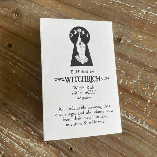 Angel Numbers Pocket Guide Mini Zine - Spiral Circle