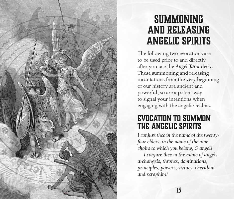 Angel Tarot Pocket Edition by Travis McHenry - Spiral Circle