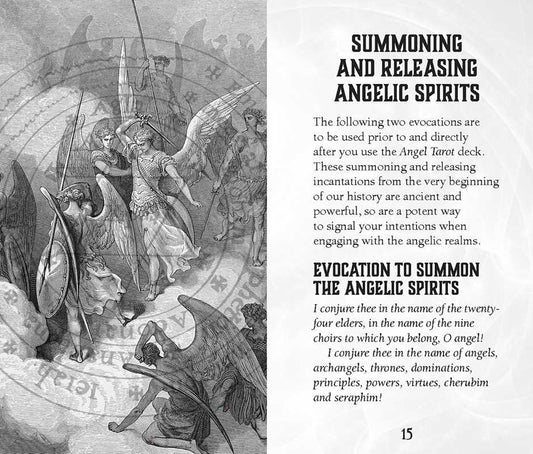Angel Tarot Pocket Edition by Travis McHenry - Spiral Circle