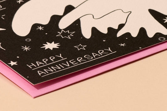 Anniversary Card by Love Julia—Love Doves (Sweet, Scandi) - Spiral Circle