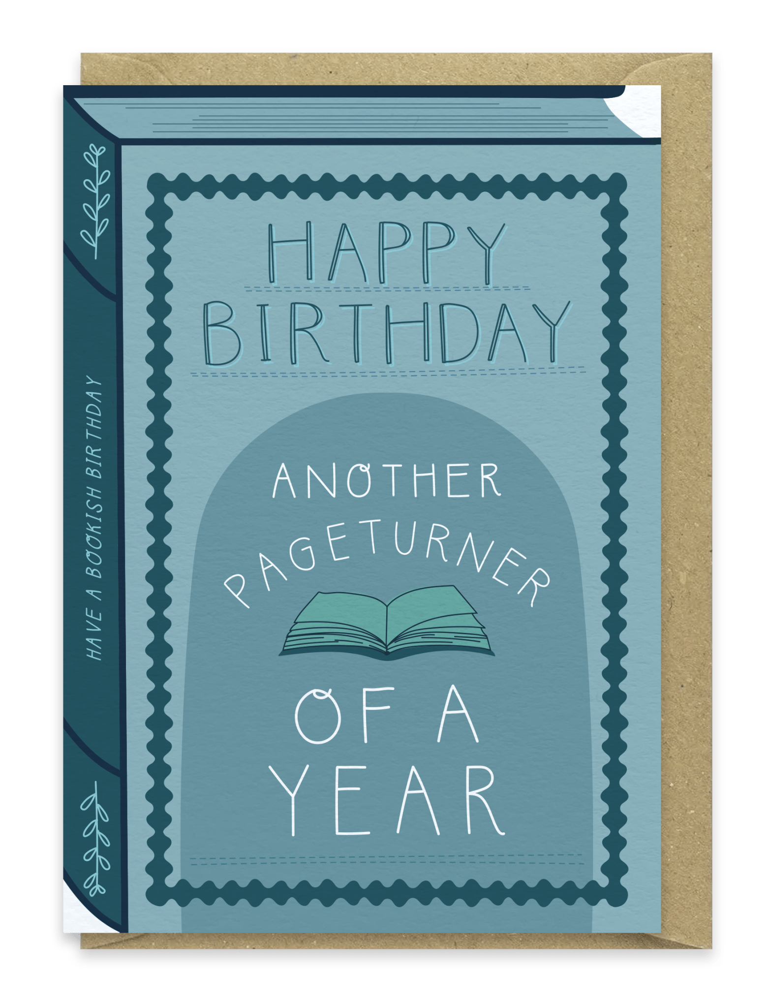 Another Pageturner – Luxury Book Birthday Card - Spiral Circle
