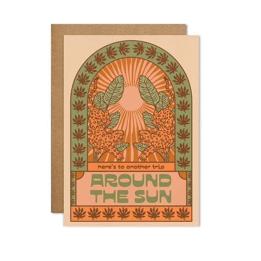 Another Trip Around the Sun card - Spiral Circle