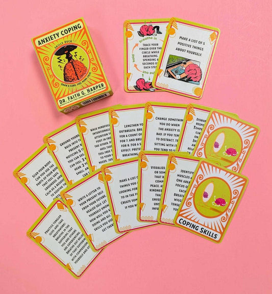 Anxiety Coping Skills Deck - Spiral Circle