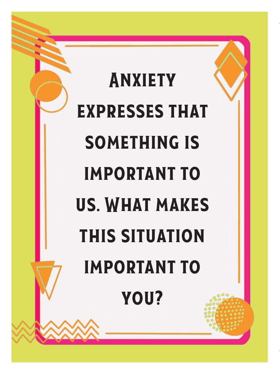 Anxiety Coping Skills Deck - Spiral Circle