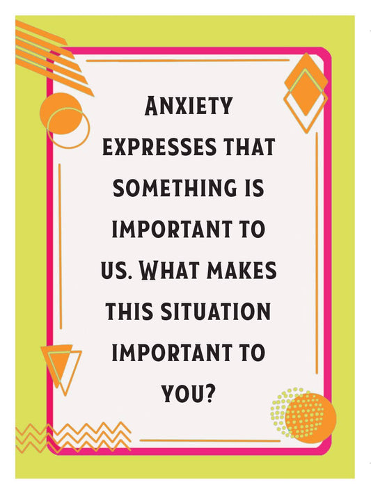 Anxiety Coping Skills Deck - Spiral Circle