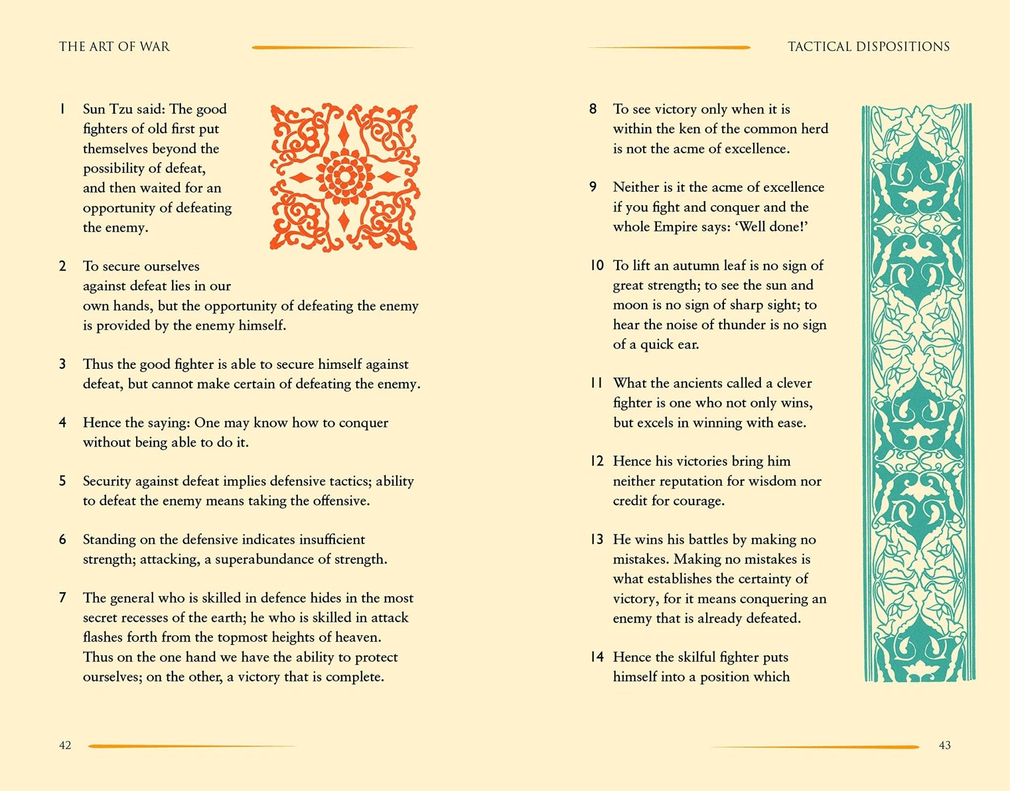 Art Of War Book & Card Deck - Spiral Circle