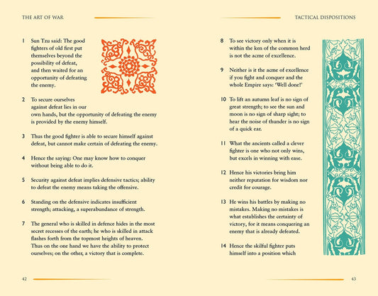 Art Of War Book & Card Deck - Spiral Circle