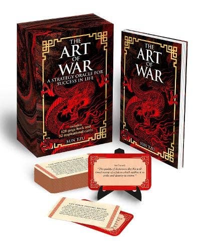 Art Of War Book & Card Deck - Spiral Circle