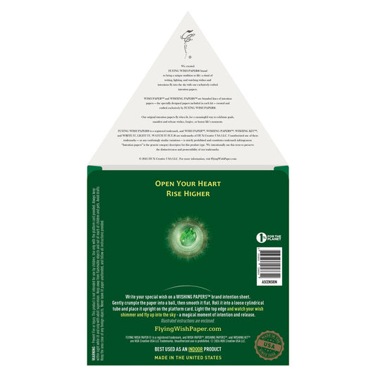 ASCENSION - Wish Paper™ Gift Kit – Chakra & Spiritual Rise - Spiral Circle