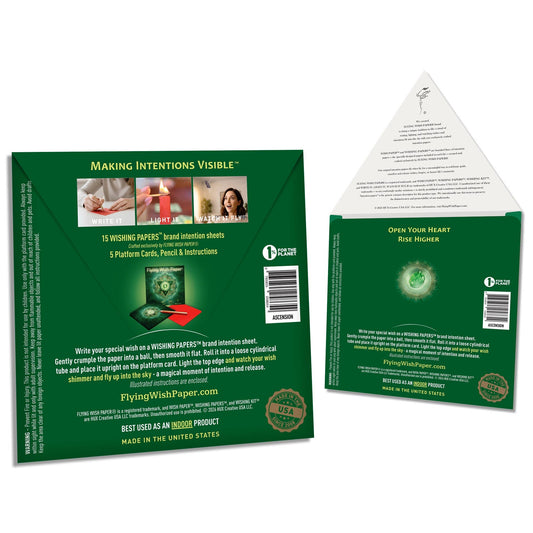 ASCENSION - Wish Paper™ Gift Kit – Chakra & Spiritual Rise - Spiral Circle