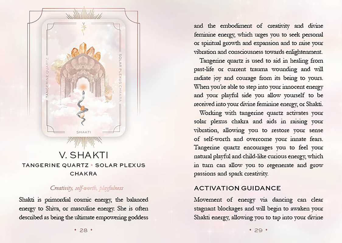 Astral Realms Crystal Oracle by Leah Shoman - Spiral Circle