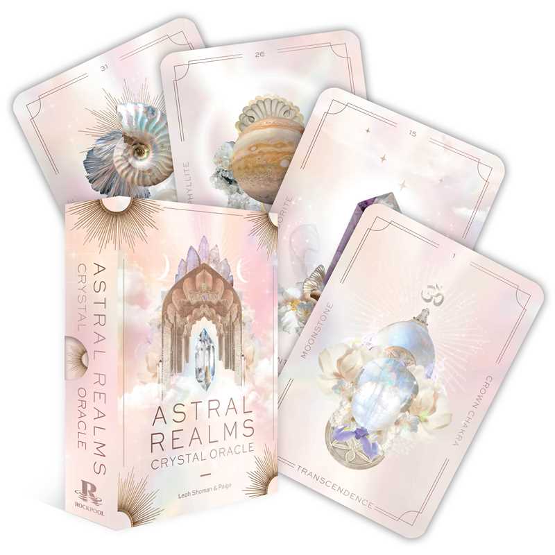 Astral Realms Crystal Oracle by Leah Shoman - Spiral Circle