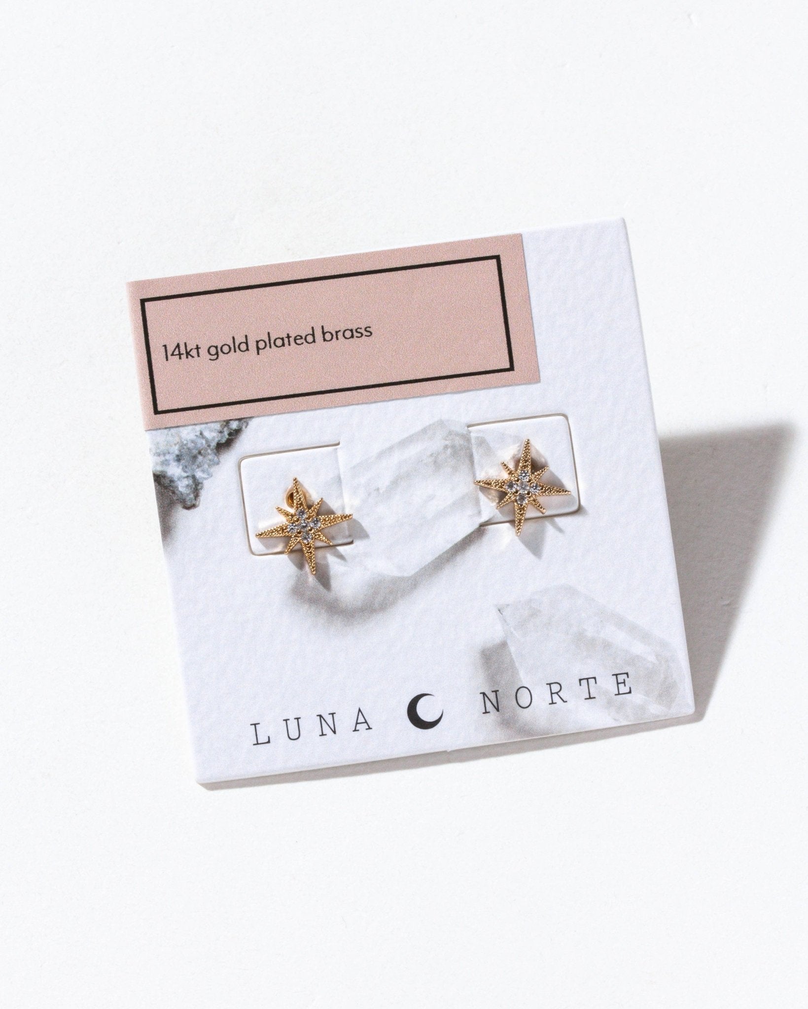 Astral Twinkle Post Earring - Spiral Circle