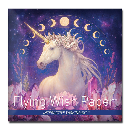 AURORA — Flying Wish Paper® Standard Mini WISHING KIT™ - Spiral Circle
