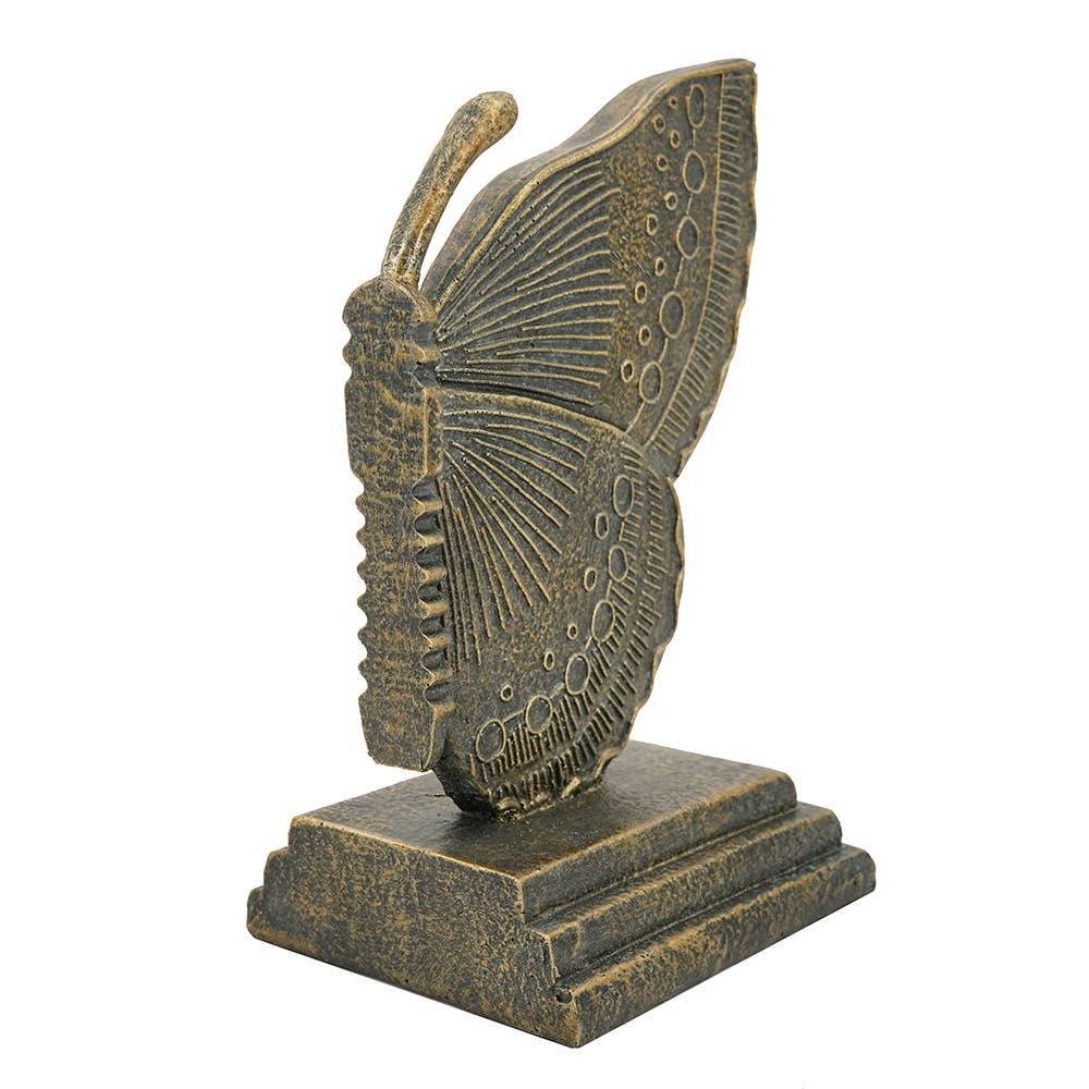 Butterfly Bookends - Bronze
