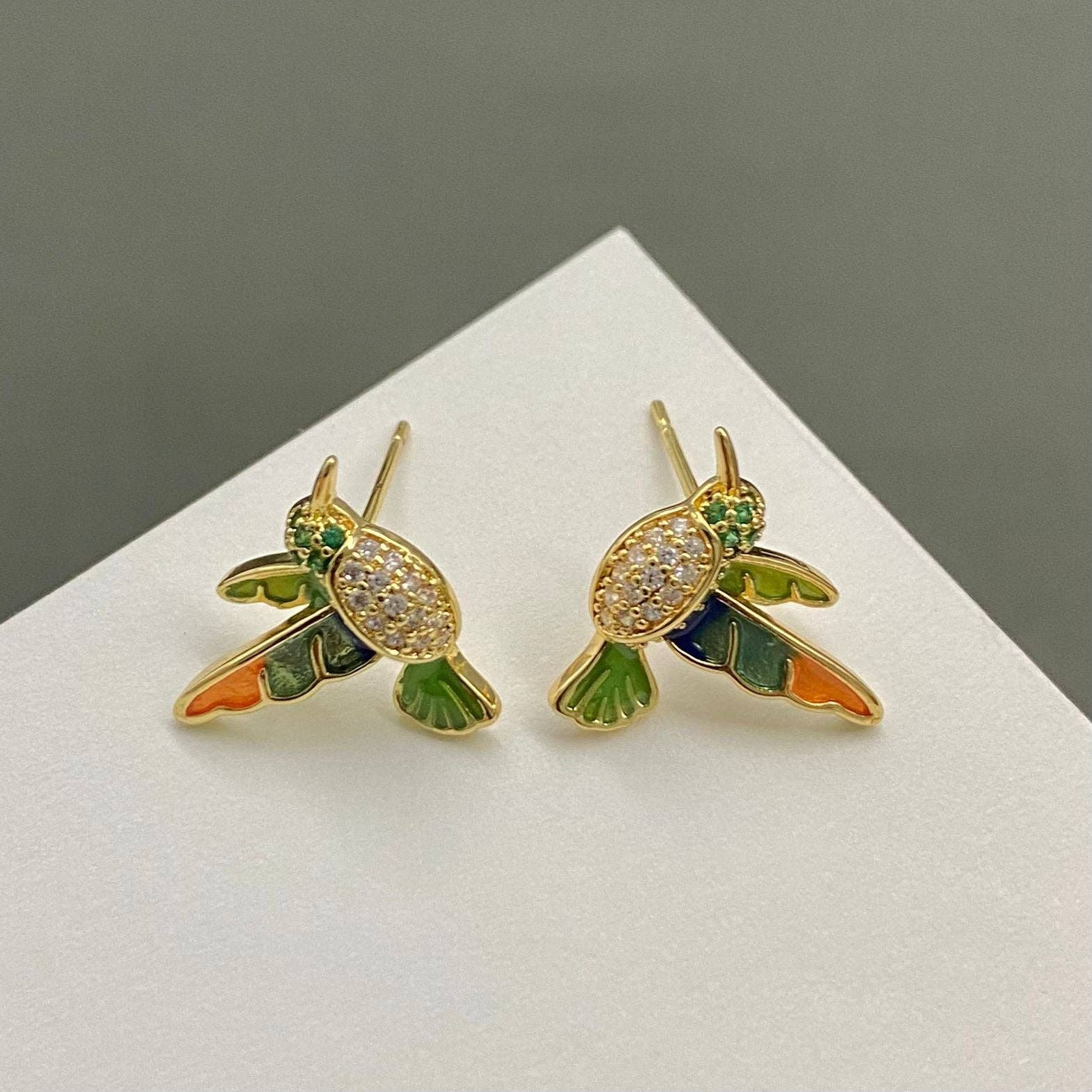 Hummingbird Studs