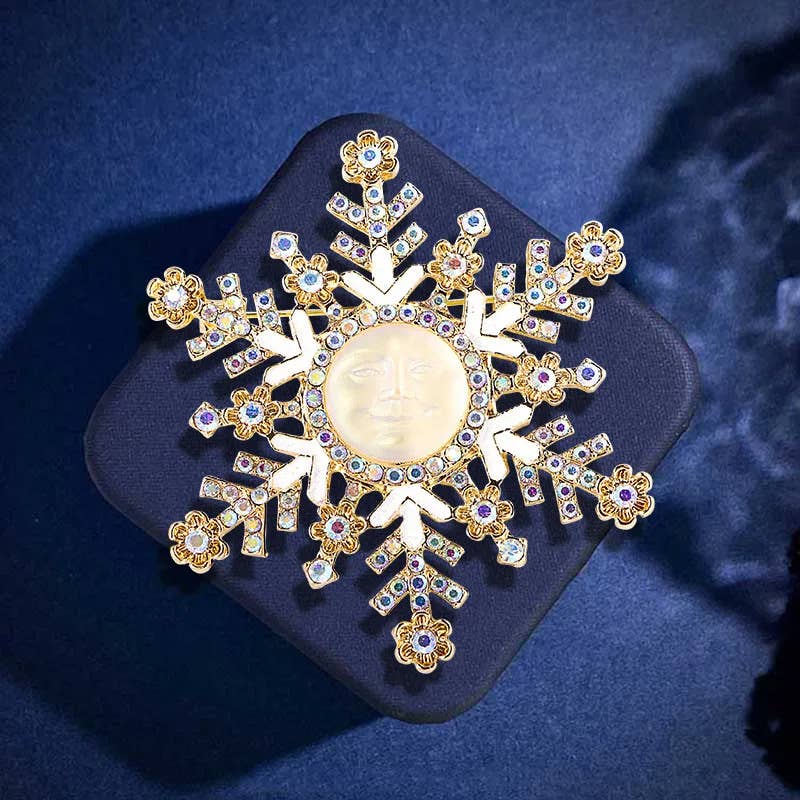 Vintage Medieval Sun Brooch