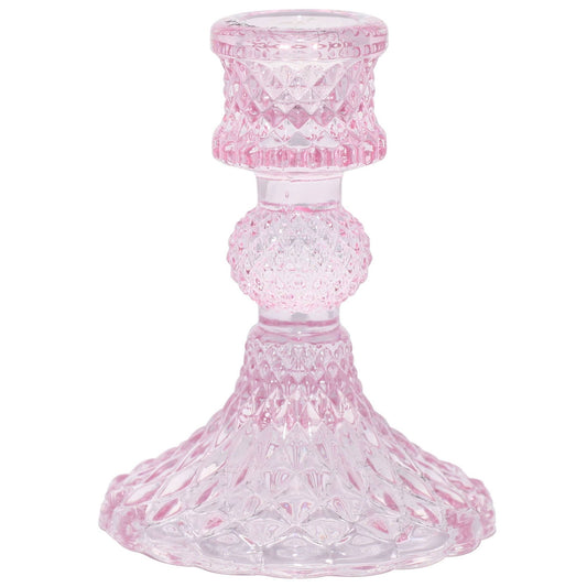 Baby Bella Candle Holder | Pink - Spiral Circle