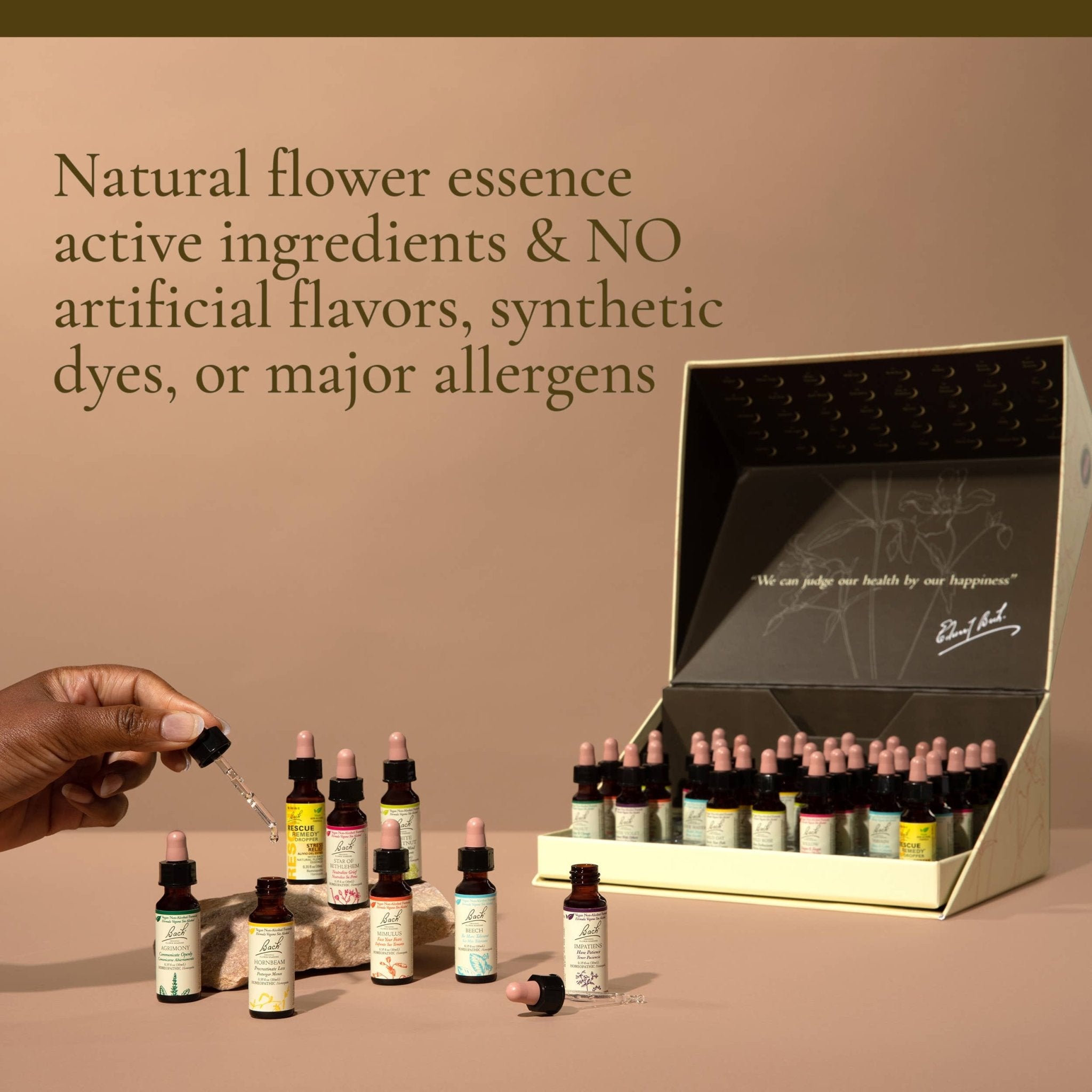 Bach, Full Set 38 set + 2 Rescue Remedy, Natural Homeopathic - Spiral Circle