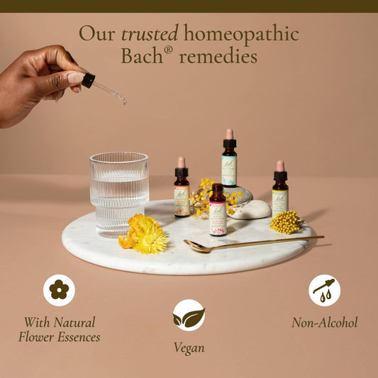 Bach, Full Set 38 set + 2 Rescue Remedy, Natural Homeopathic - Spiral Circle