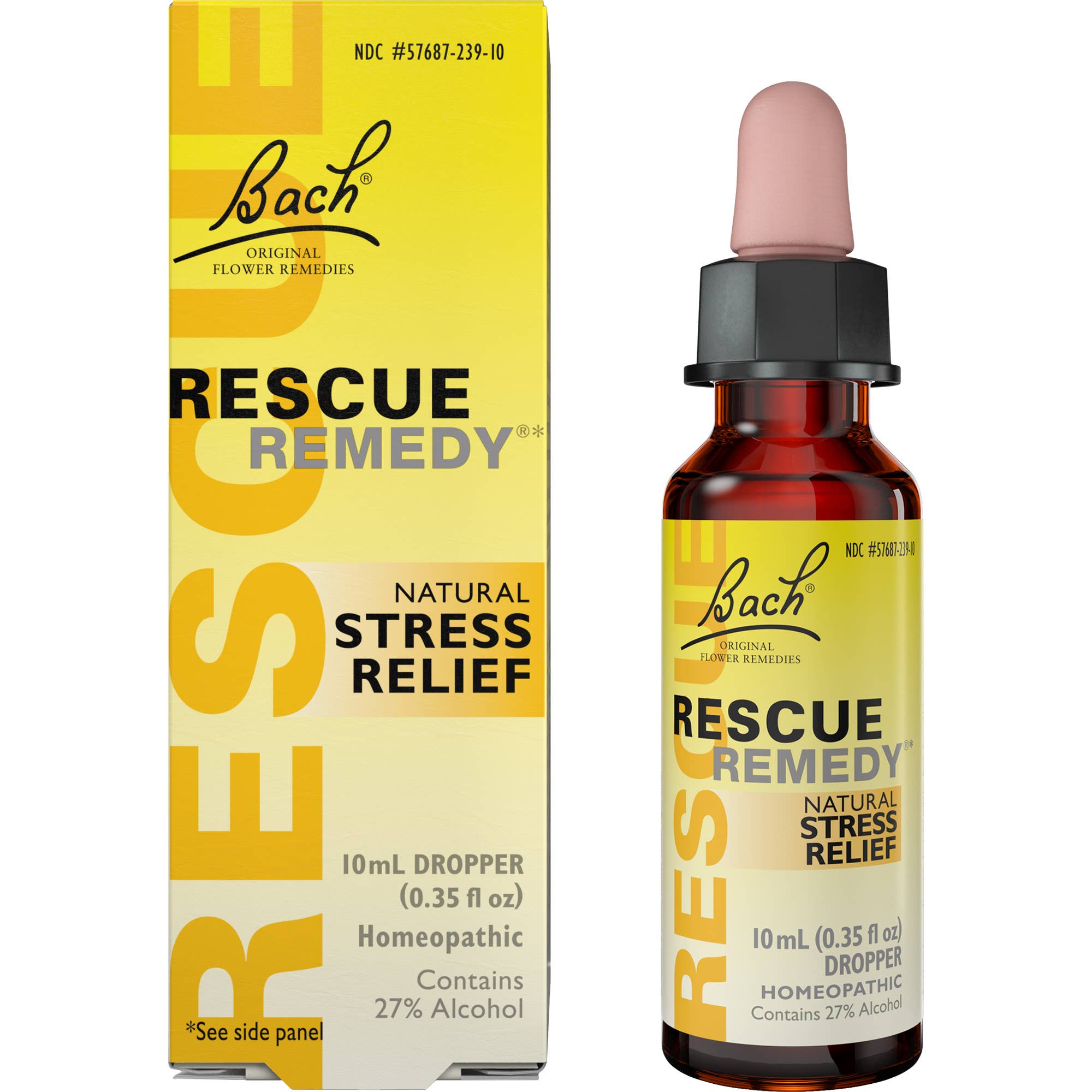 Bach Rescue Remedy Natural Stress Relief Dropper - Spiral Circle