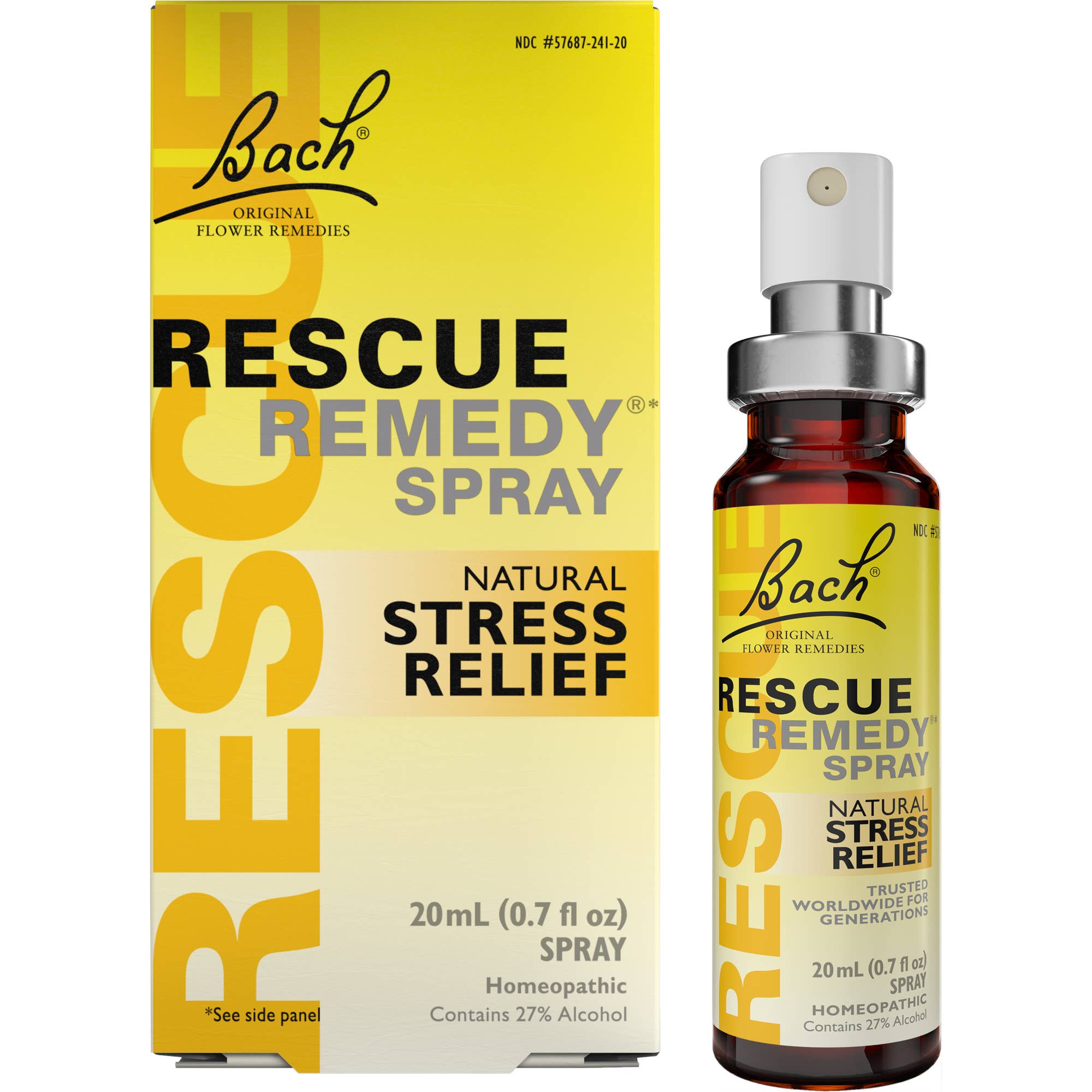 Bach Rescue Remedy Natural Stress Relief Spray - Spiral Circle