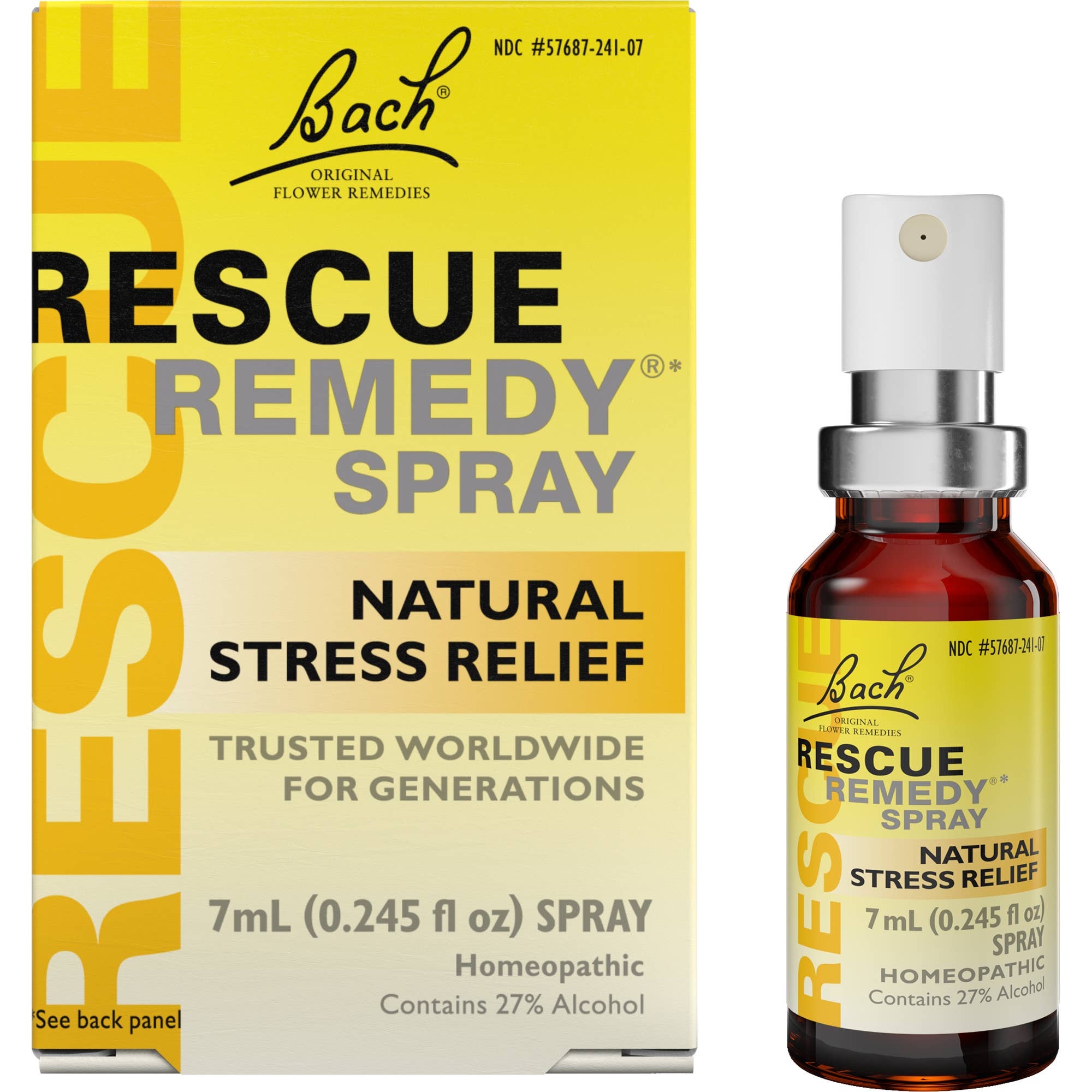 Bach Rescue Remedy Natural Stress Relief Spray - Spiral Circle