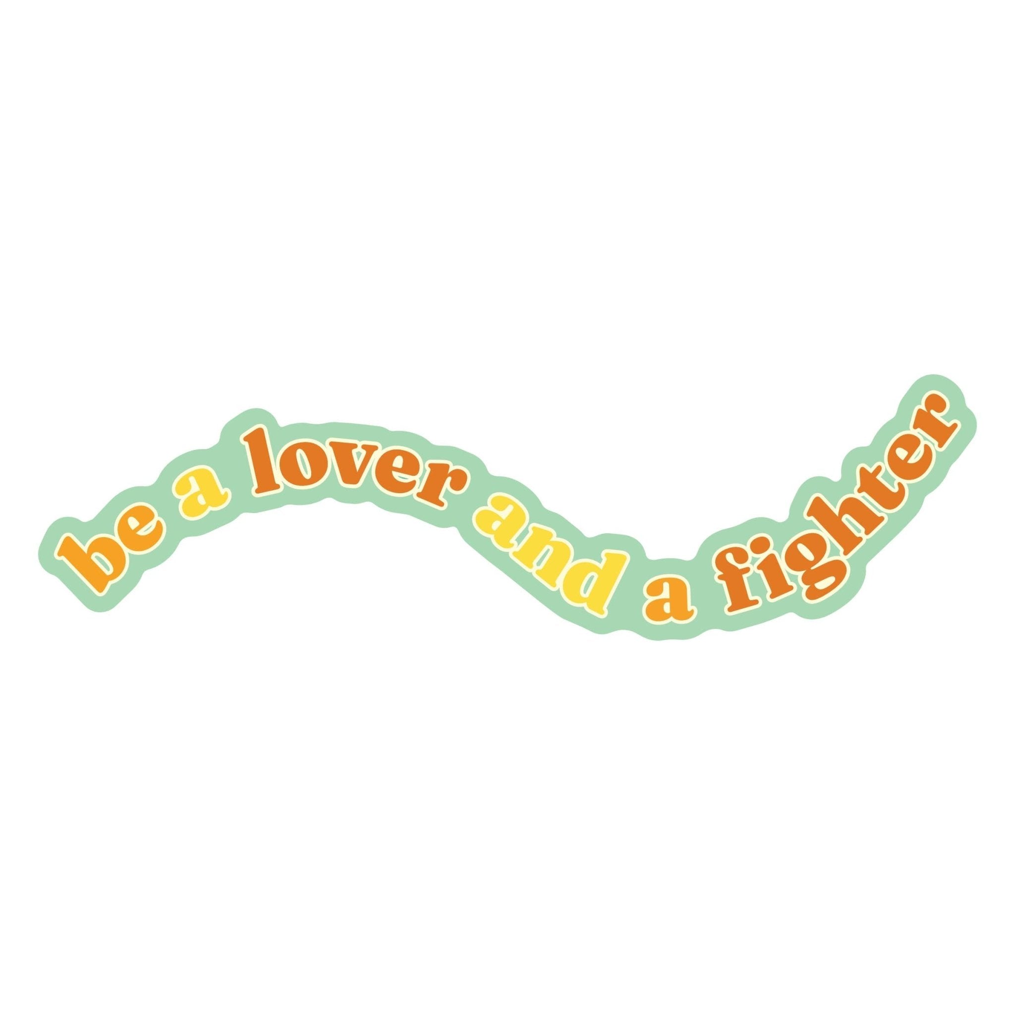 Be a Lover Sticker - Spiral Circle