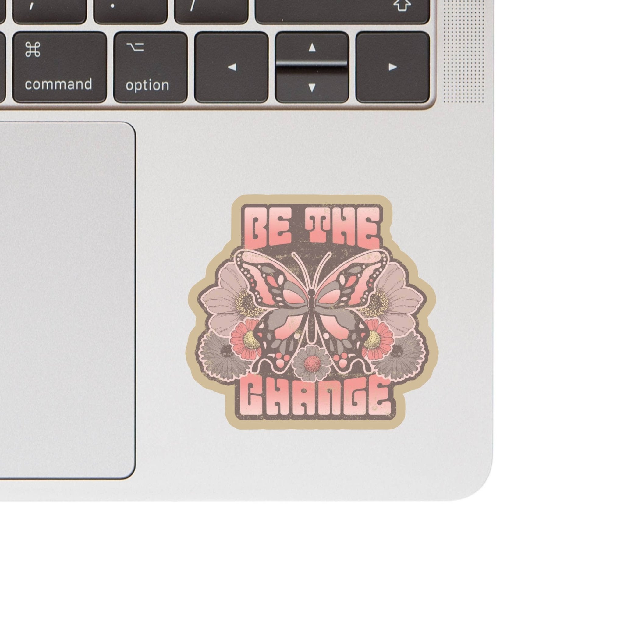 Be the Change Sticker - Spiral Circle