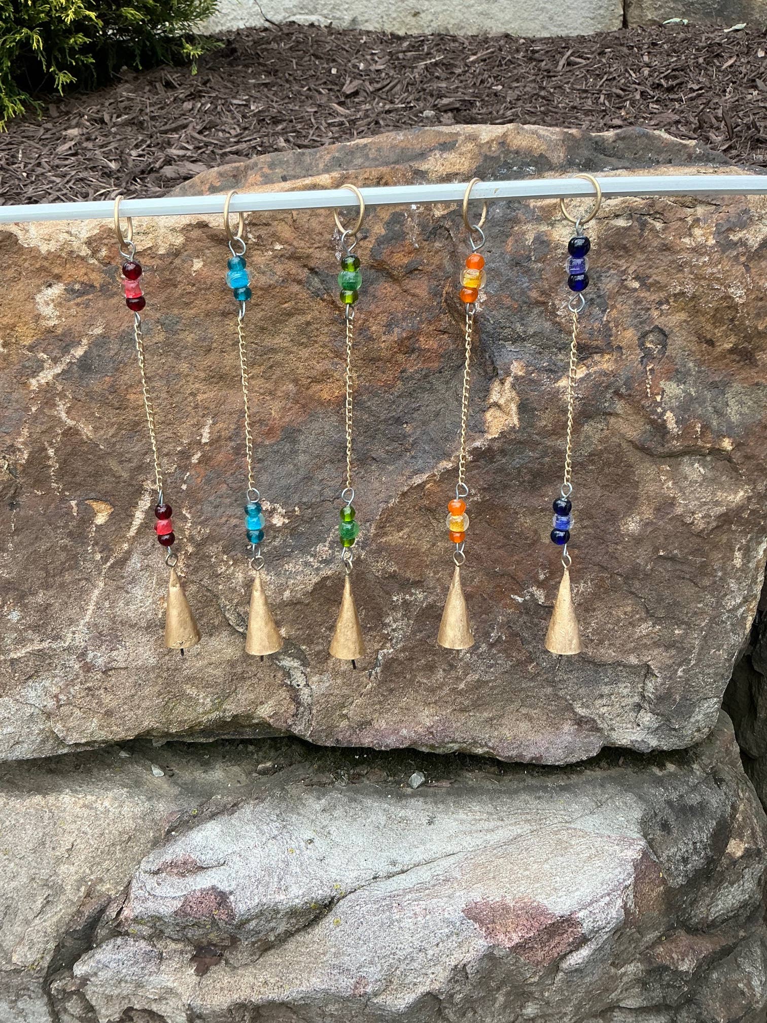 Beaded Bell Chain - Spiral Circle