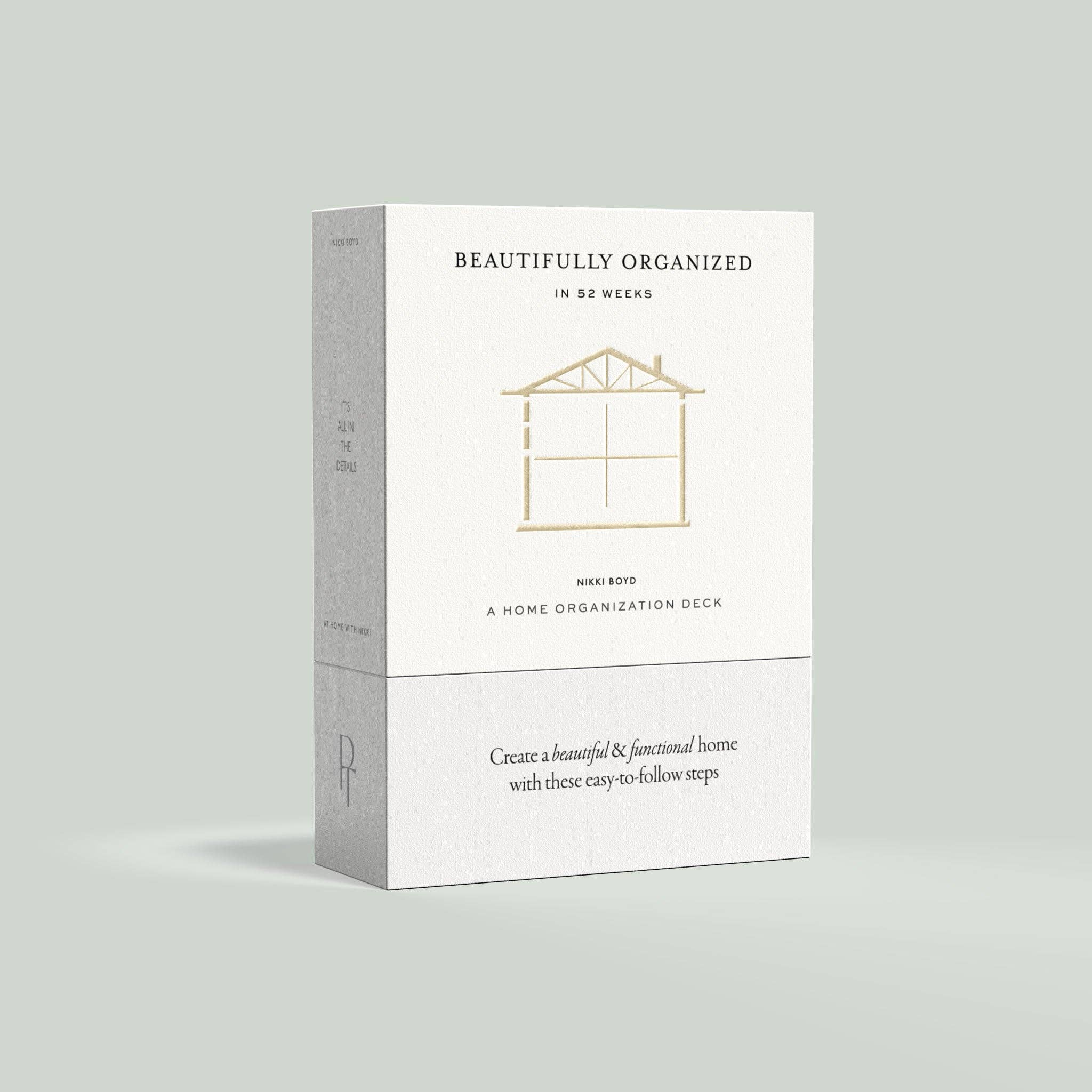 Beautifully Organized In 52 Weeks Card Deck - Spiral Circle