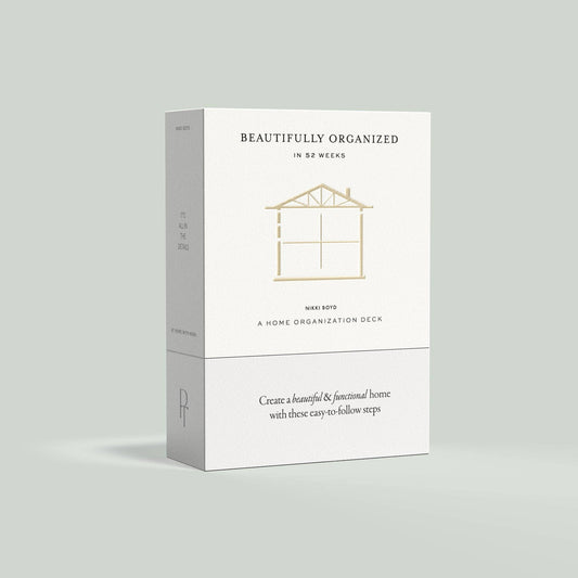 Beautifully Organized In 52 Weeks Card Deck - Spiral Circle