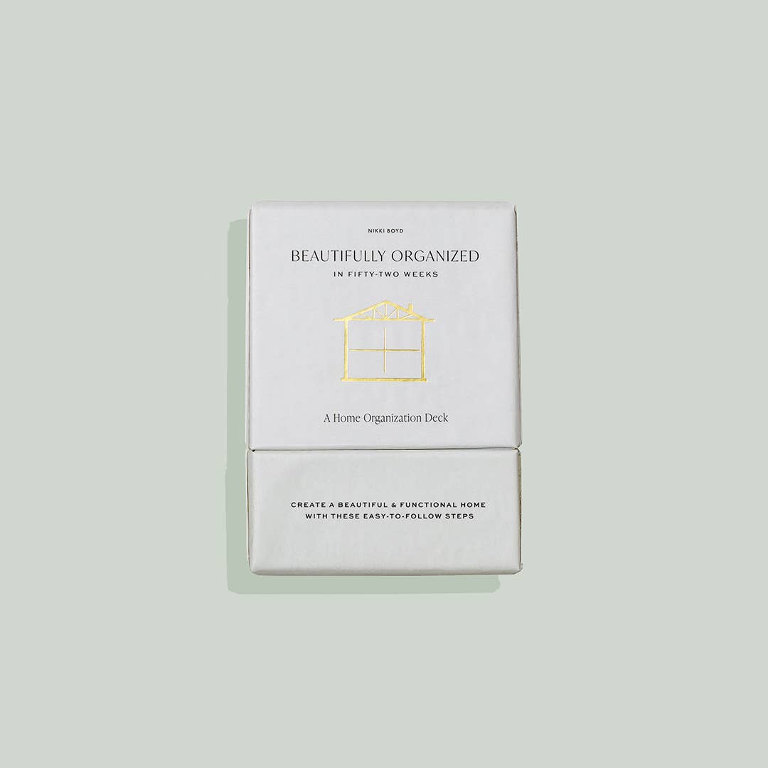 Beautifully Organized In 52 Weeks Card Deck - Spiral Circle