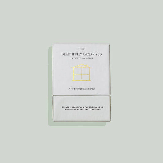 Beautifully Organized In 52 Weeks Card Deck - Spiral Circle