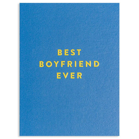 BEST BOYFRIEND EVER LOVE CARD - Spiral Circle