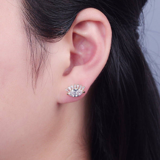 Big Eye Earring - Spiral Circle