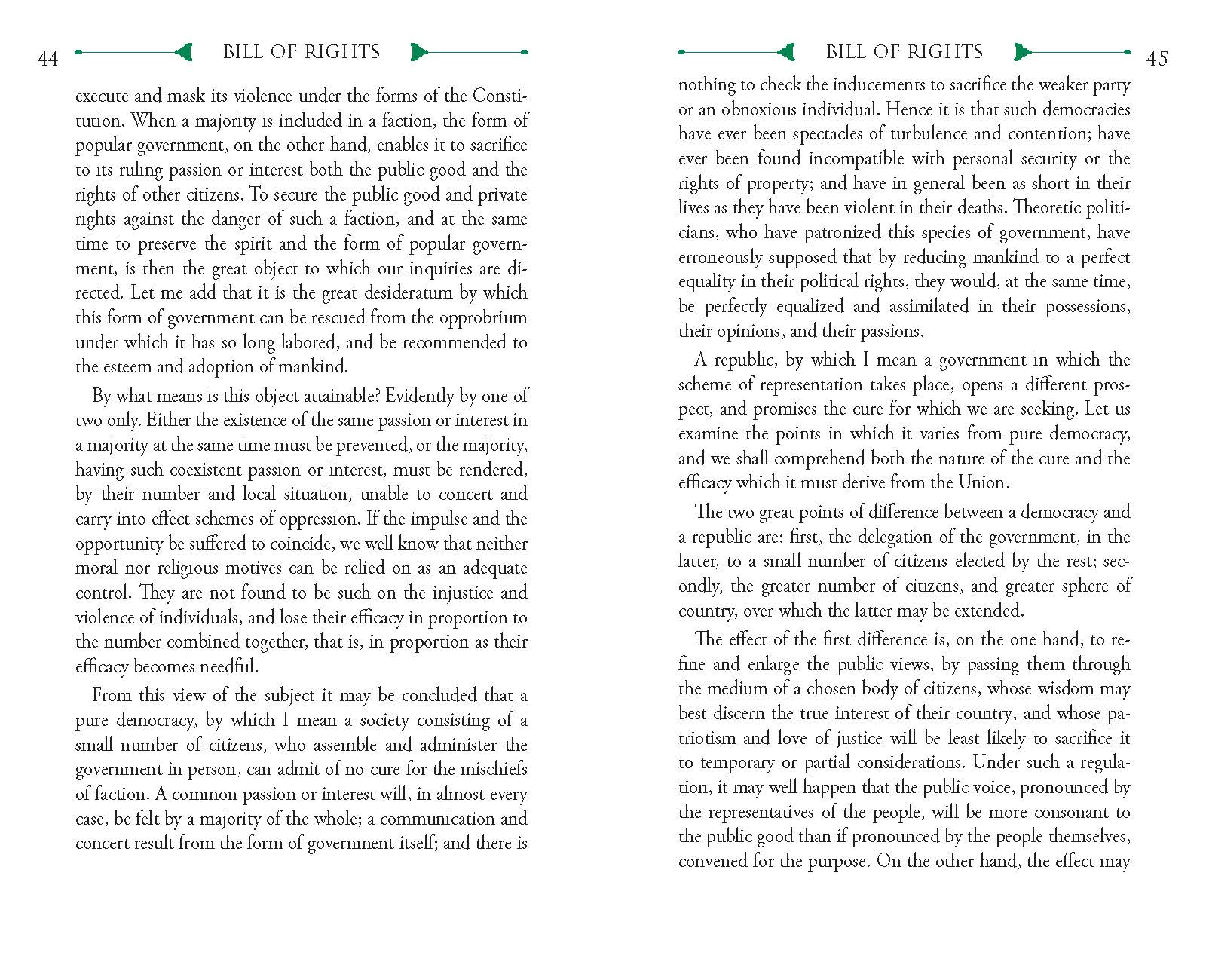 Bill of Rights - Spiral Circle