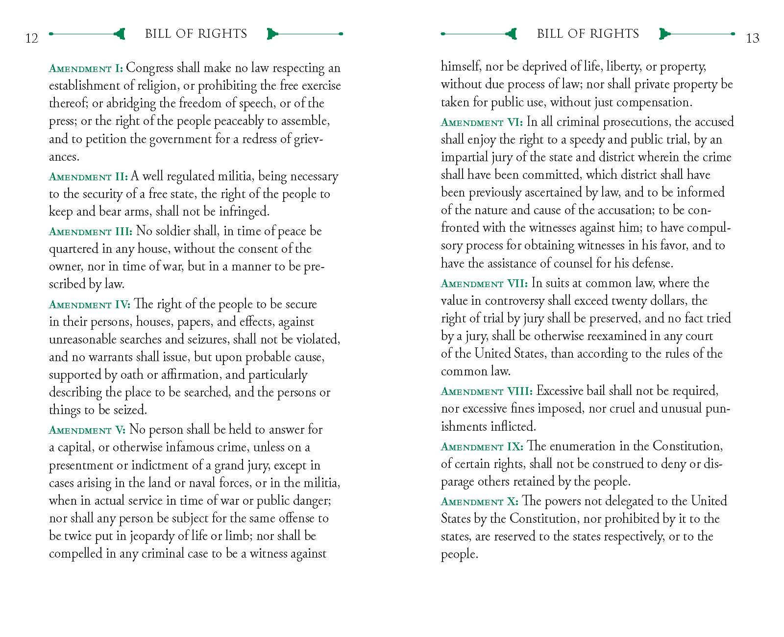 Bill of Rights - Spiral Circle